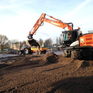 Aanleg fabrieksterrein grondwerkzaamheden_Haarlem