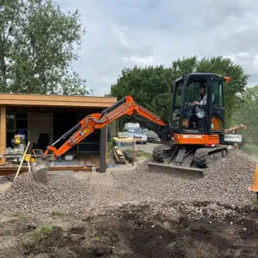 Grondwerk achtertuin